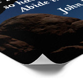 John 15:9 De vader heeft van me gehouden Poster (Hoek)