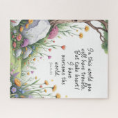 John 16:33 Bijbelvers Afbeelding Poster Legpuzzel (Horizontaal)