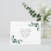 John 16:33 Bijbelversies om u aan te moedigen Briefkaart (Staand voorkant)