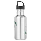 John 16:33 Bijbelversies om u aan te moedigen Waterfles (Achterkant)