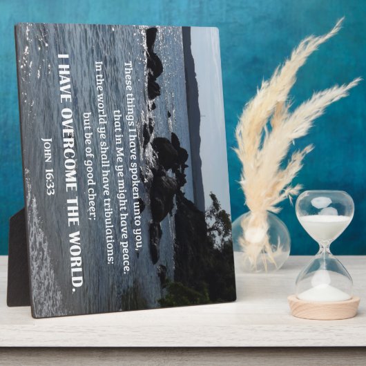 John 16:33 Dat heb ik u gezegd Fotoplaat (Zijkant)