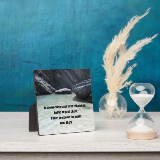 John 16:33 fotoplaat (Insitu)