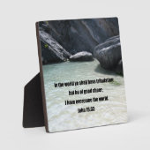 John 16:33 fotoplaat (Voorkant)