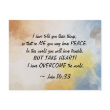 John 16:33 Ik heb de wereld overspoeld!