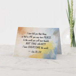 John 16:33 Ik heb de wereld overspoeld! Kaart