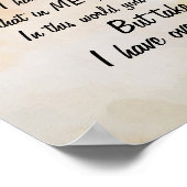 John 16:33 Ik heb de wereld overspoeld! Poster (Hoek)