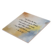 John 16:33 Ik heb de wereld overspoeld! Tegeltje (Zijkant)