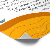 John 16:33 In mij heb je misschien vrede Poster (Hoek)