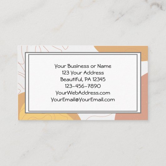 John 16:33 In mij heb je misschien vrede Visitekaartje (Achterkant)