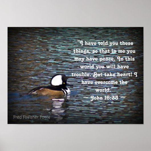 John 16:33 poster (Voorkant)
