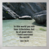 John 16:33 poster (Voorkant)
