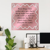 John 16:33 poster (Thuiskantoor)