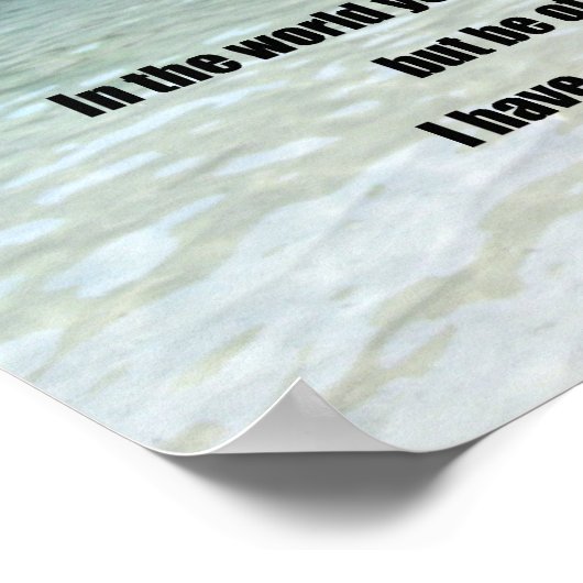 John 16:33 poster (Hoek)