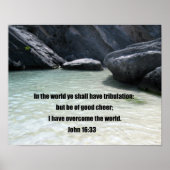 John 16:33 poster (Voorkant)