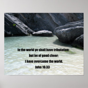 John 16:33 poster