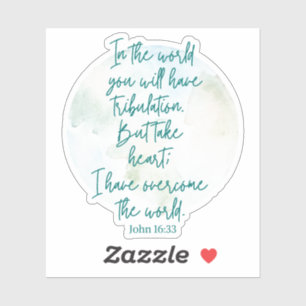 John 16:33 sticker