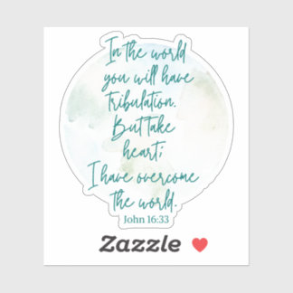 John 16:33 sticker