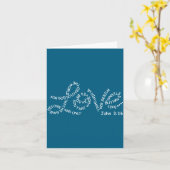 John 16 Valentijn Liefde Christelijk Ontwerp Kaart (Gele Bloem)