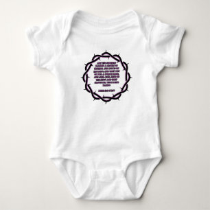 John 19:2-3 KJV Bijbel Verse Scripture Unisex Romper