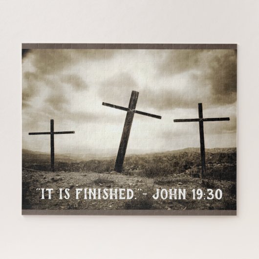 JOHN 19:30 Puzzle Legpuzzel (Horizontaal)