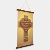 John 1:12 hangend wandkleed (Gebogen)