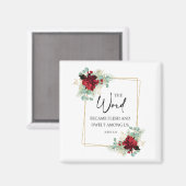 John 1 14 Bible verse Magneet (Voorkant / Achterkant)