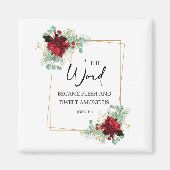 John 1 14 Bible verse Magneet (Voorkant)