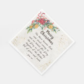 John 1:14 Het woord werd Flesh, Kerstmis Servet (Hoek)