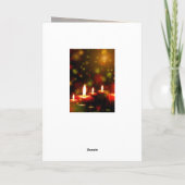 John 1:14 Word werd de Flesh Scripture Kerstmis Feestdagen Kaart (Achterkant)