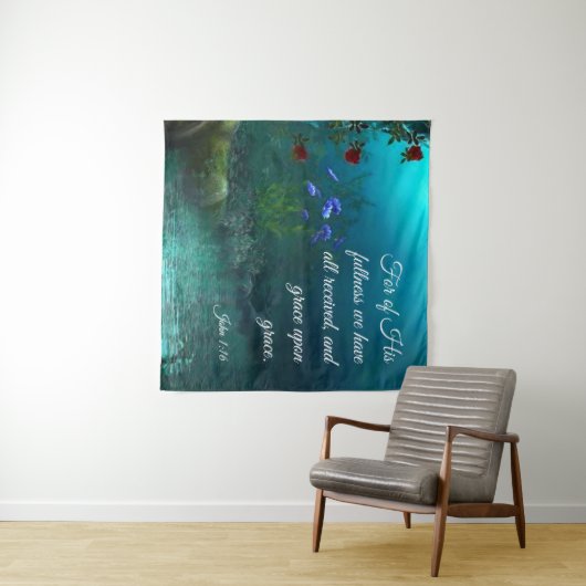 John 1:16 wandkleed (In Situ (horizontaal))