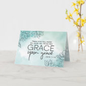 John 1:16 We hebben allemaal Grace Op Grace ontvan Kaart (Gele Bloem)