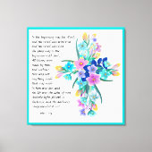 John 1:1-5 canvas afdruk (Voorkant)