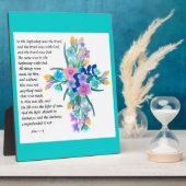 John 1:1-5 Plaque Fotoplaat (Zijkant)