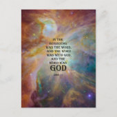 John 1:1 briefkaart (Voorkant)