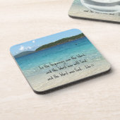 John 1:1 In het begin was het woord... Drankjes Onderzetter (Linkerzijde)