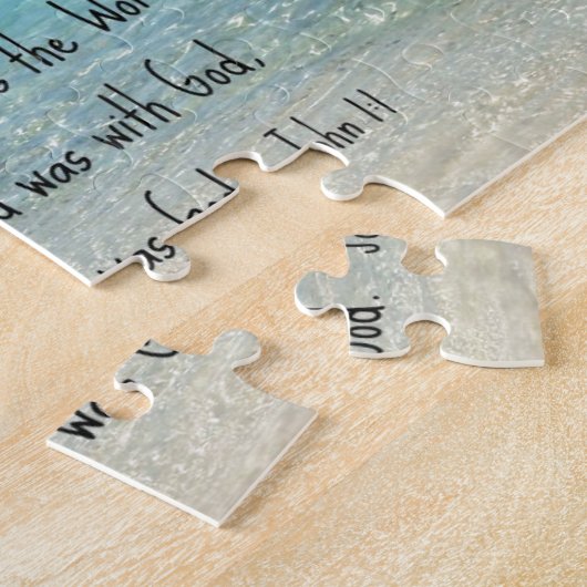 John 1:1 In het begin was het woord... Legpuzzel (Zijkant)