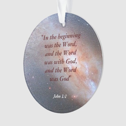 John 1:1 ornament (voorkant)