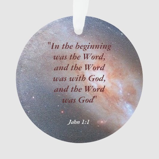 John 1:1 ornament (voorkant)