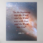 John 1:1 poster (Voorkant)