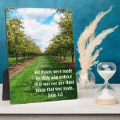 John 1:3 fotoplaat (Zijkant)