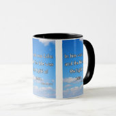 John 1:4 KJV Bijbel Verse Pic Two-Tone Mok (Voorkant rechts)