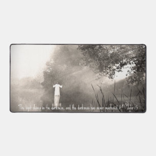 JOHN 1:5 Desk Mat
