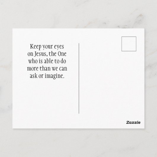 John 1:5 Het licht schijnt in de duisternis Briefkaart (Achterkant)