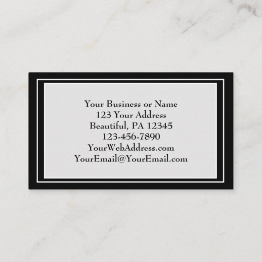 John 1:5 Het licht schijnt in de duisternis Visitekaartje (Achterkant)