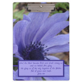 John 1 close-up poppy anemone klembord (Voorkant)