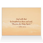 John 20:21 De vader heeft me gestuurd en ik stuur  (Binnen Horizontaal (Boven))