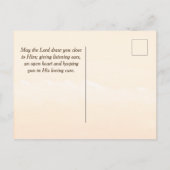 John 20:21 De vader heeft me gestuurd en ik stuur Briefkaart (Achterkant)