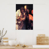 John 20:24-29 Mijn Heer en Mijn God poster (Keuken)