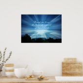 John 20:29 Gezegend zijn degenen die het niet hebb Poster (Keuken)