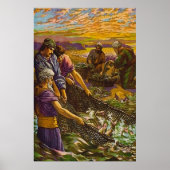 John 21:1-14 The Catch of 153 Fish poster (Voorkant)